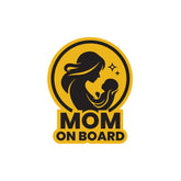 Mom on Board Sticker for Car Windows